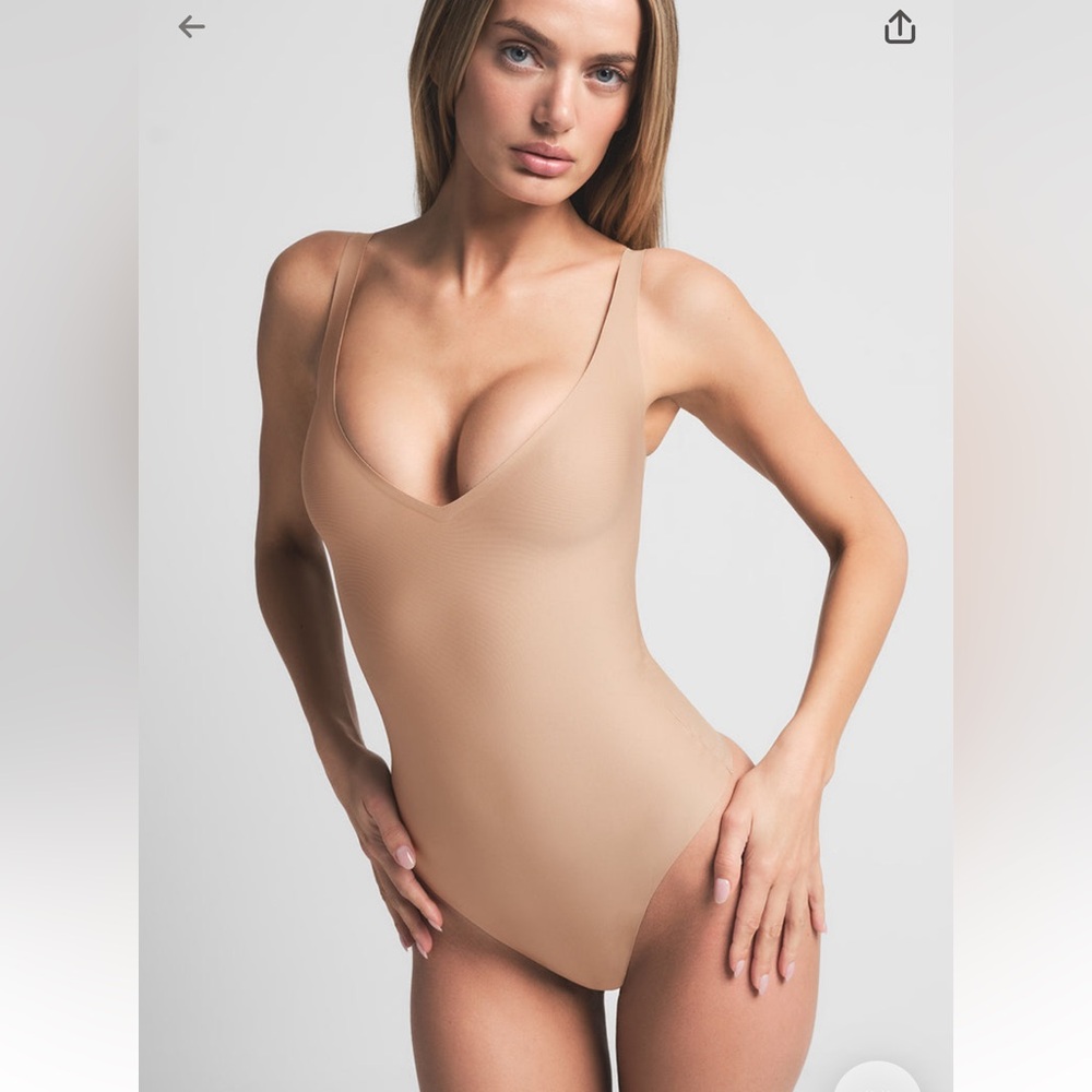 SKIMS Tan Shapewear Bodysuit